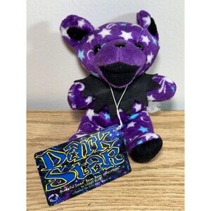 Grateful Dead Beanie Bear “Dark Star” Stuffed Plush Doll‎ 7” Liquid Blue